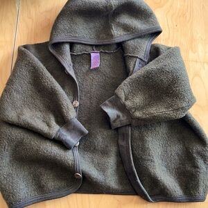Engel Merino Fleece Jacket. Size 86/92 (12-24 months)